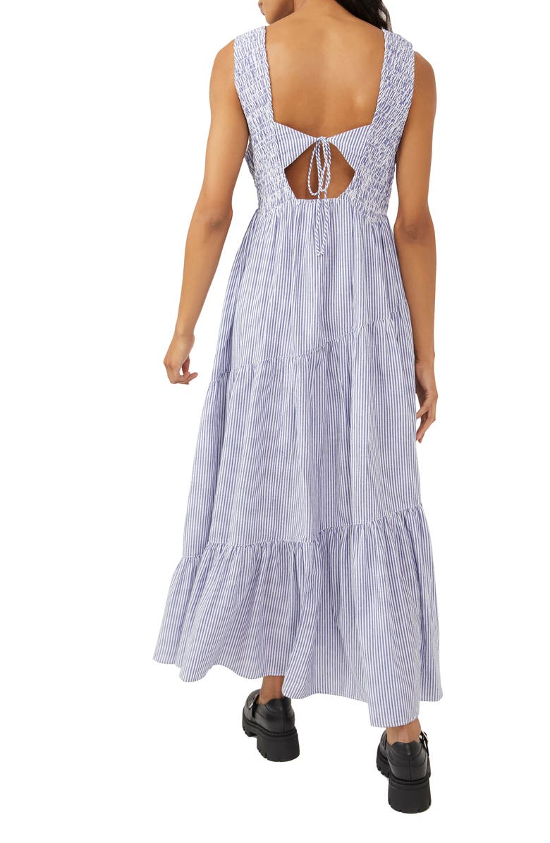 Free People Juno Sleeveless Smocked Tiered Maxi Dress, Alternate, color,