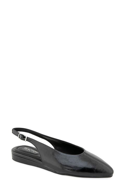 Brianna Faux Leather Slingback Flat