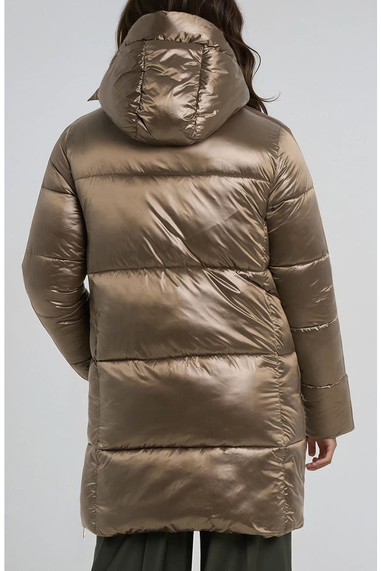 Alicia Water Resistant Hooded Parka Puffer Jacket, Alternate, color, MOCHA