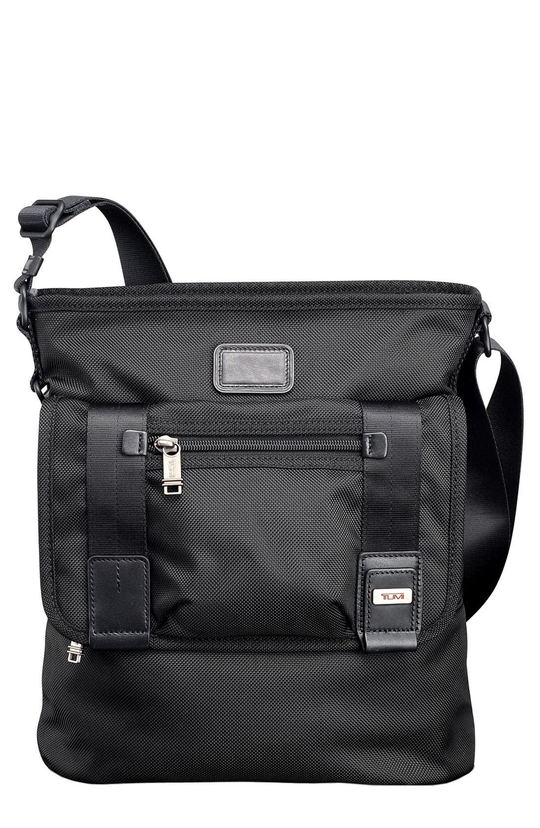 'Alpha Bravo - Gordon Crossbody Bag, Main, color, BLACK
