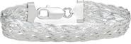 CANDELA JEWELRY Sterling Silver Braided Bracelet