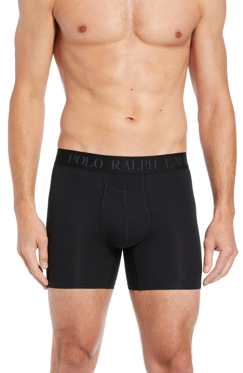 Polo Ralph Lauren 2-Pack Cotton & Modal Boxer Briefs, Alternate, color, 