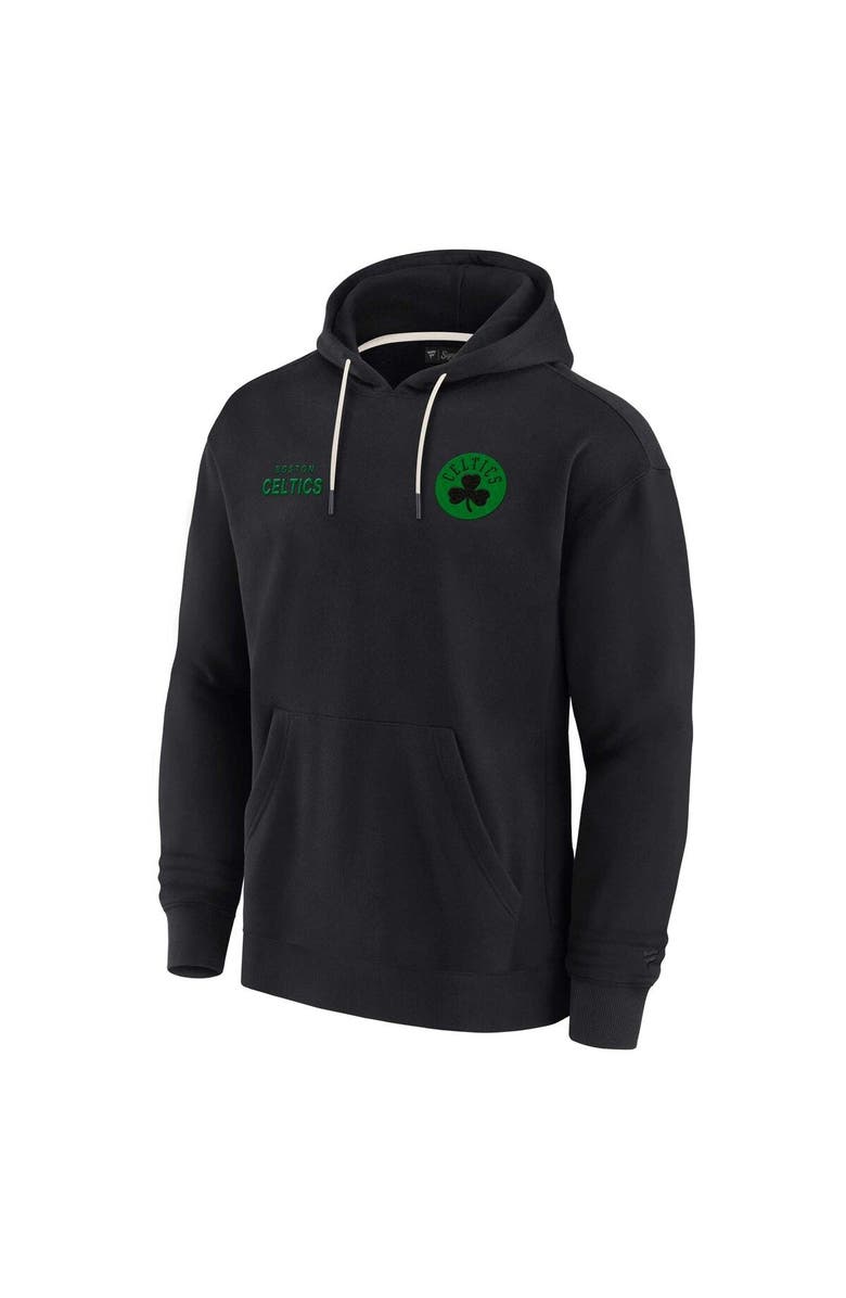 Fanatics Signature Unisex Fanatics Signature Black Boston Celtics Elements Super Soft Fleece Pullover Hoodie, Alternate, color,
