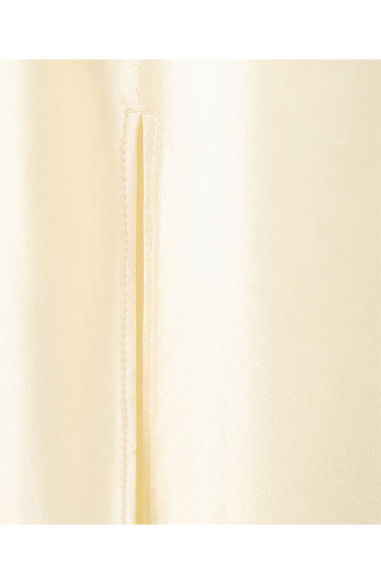 MANGO Satin Halter Neck Slip Dress, Alternate, color,
