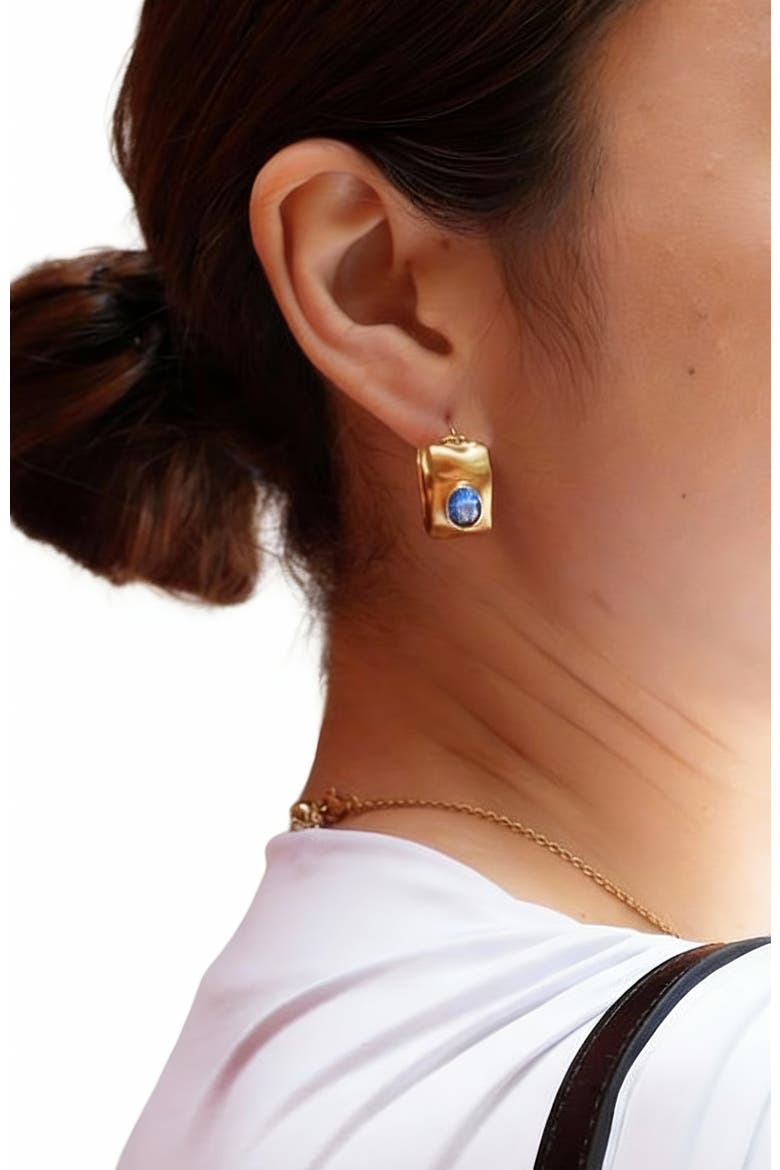 Fig Earrings, Alternate, color, Gold & Blue