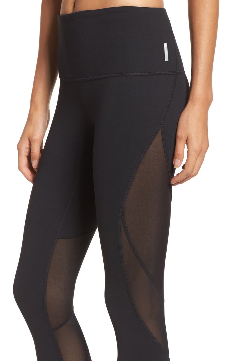 Zella Defy High Waist Crop Leggings, Alternate, color,