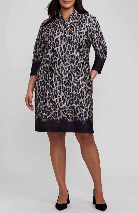 Tammy Cheetah Print Shirtdress