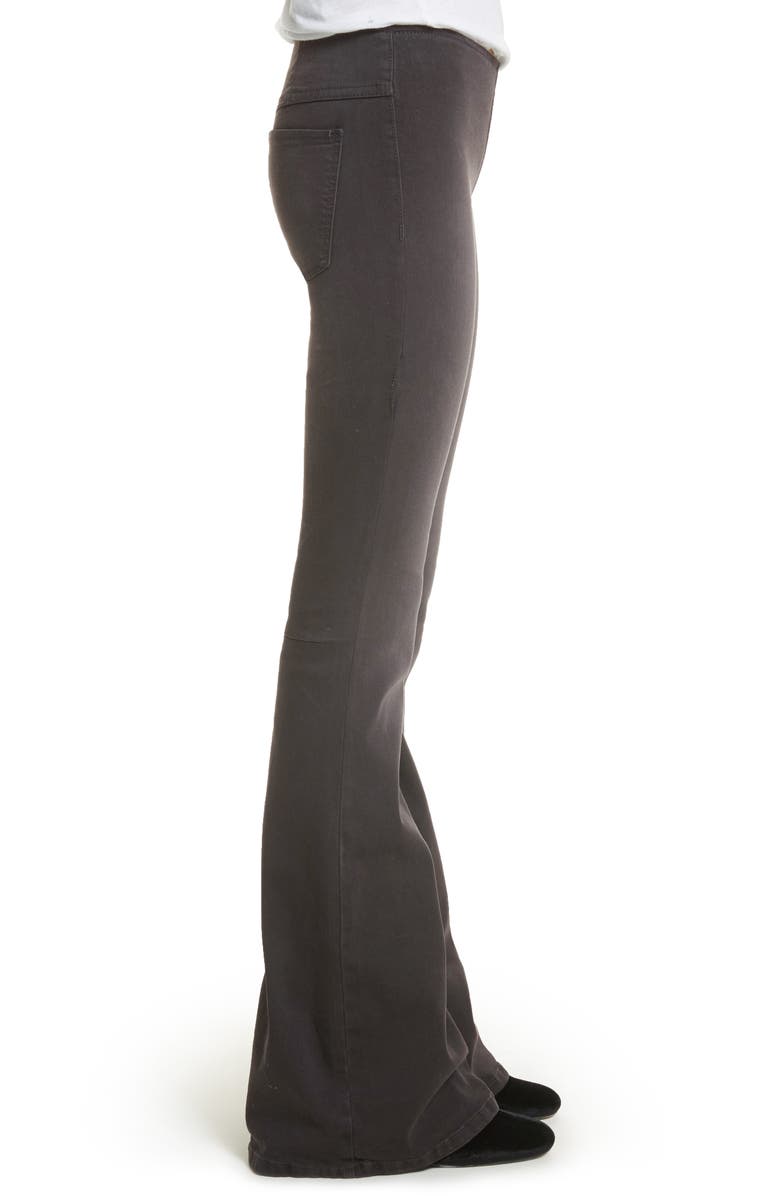 Free People We the Free by Free People Gummy Pull-On Flare Leg Jeans, Alternate, color, 