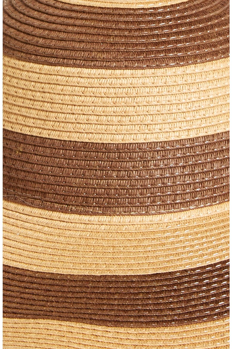 Floppy Hat, Alternate, color, TAN/ CHOCOALTE