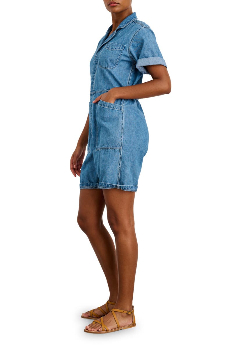 Alex Mill Standard Denim Romper, Alternate, color,