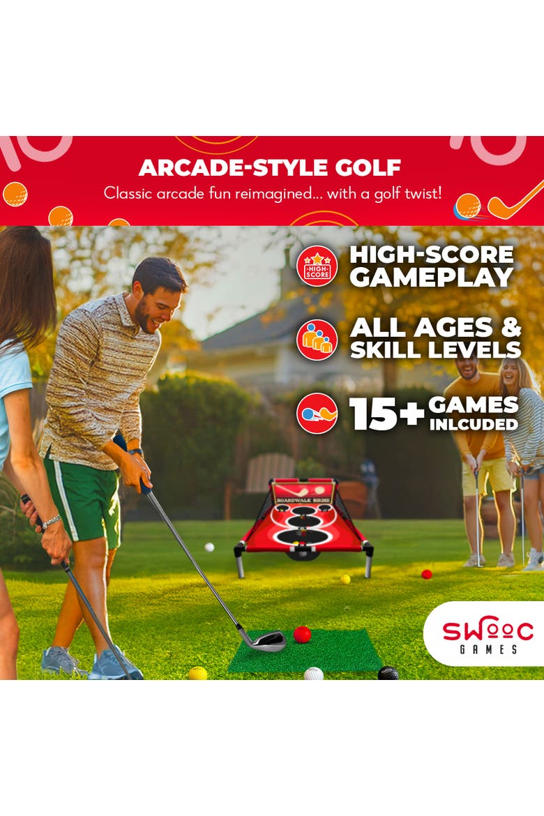Boardwalk Birdie | Arcade Style Golf Game, Alternate, color, Red