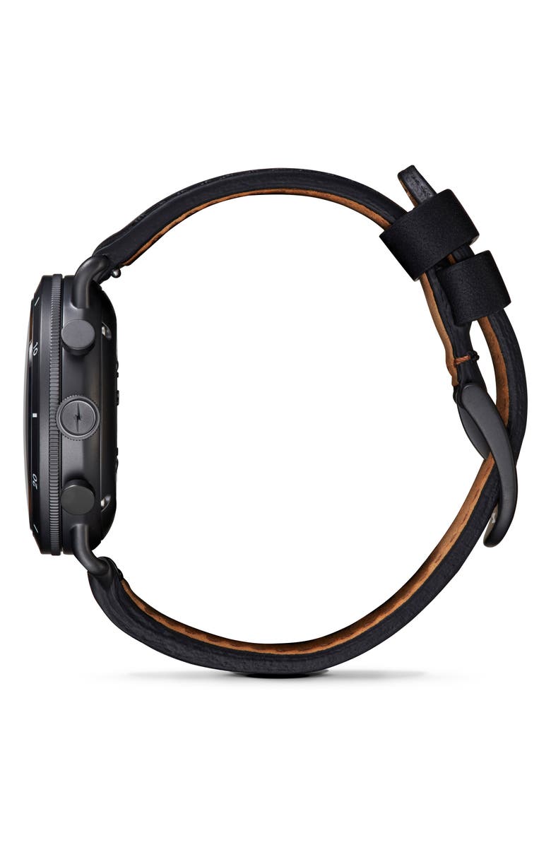 Shinola Canfield Sport Chronograph Leather Strap Watch, 40mm, Alternate, color, Black