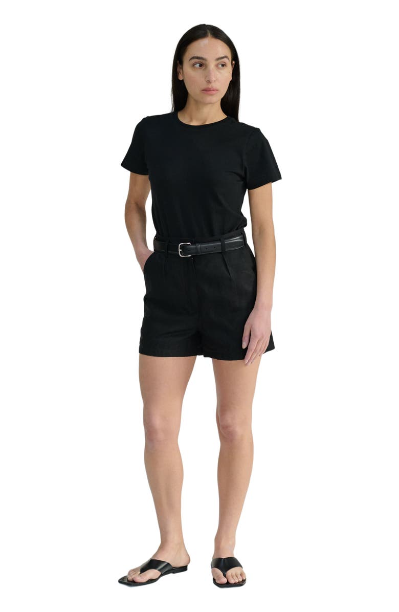 Almina Concept Short Sleeve Tee, Main, color, Black