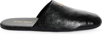 Miu Miu Logo Slipper Mule (Women) | Nordstrom