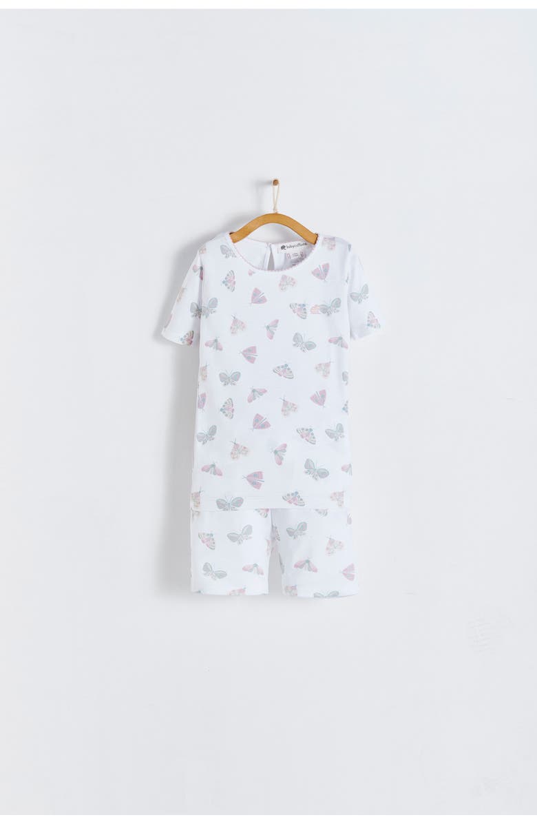 Babycottons Premium Peruvian Pima Cotton Lisa Short Tee & Pants Pajama Set for Infant, Alternate, color, Full Print