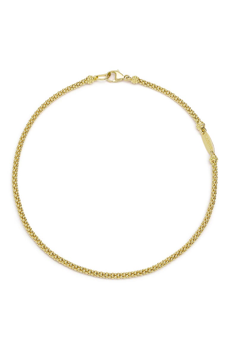 Men's Anthem Signature Caviar Rope Bracelet, Alternate, color, GOLD