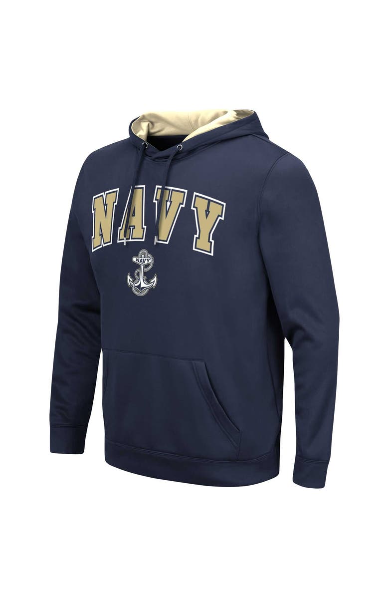 COLOSSEUM Men's Colosseum Navy Navy Midshipmen Resistance Pullover Hoodie, Alternate, color, 