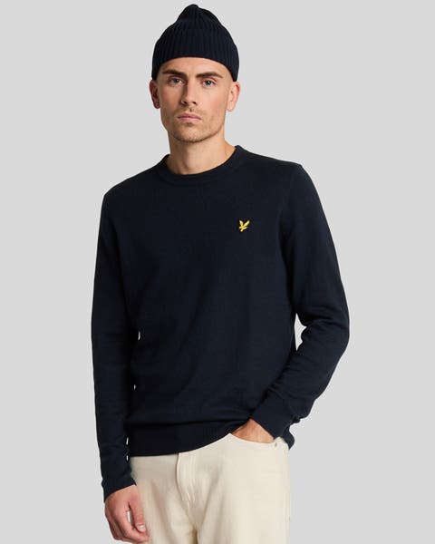 Cotton Merino Crew Neck Sweater