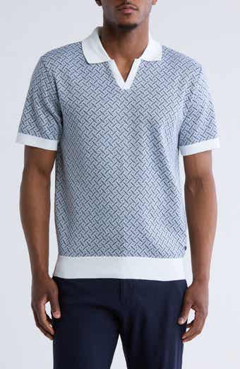 JASON WU Johnny Collar Silk & Cotton Jacquard Polo JASON WU Johnny Collar Silk & Cotton Jacquard Polo