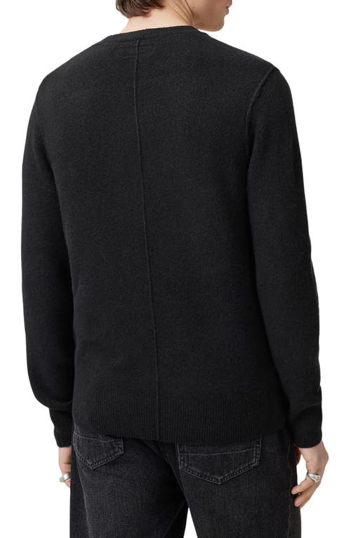 Allsaints Organic Cotton-wool Aspen Sweater In Black