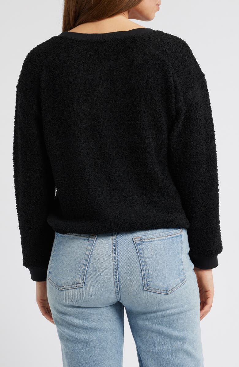 Wit & Wisdom Tie Hem Raglan Pullover, Alternate, color, 