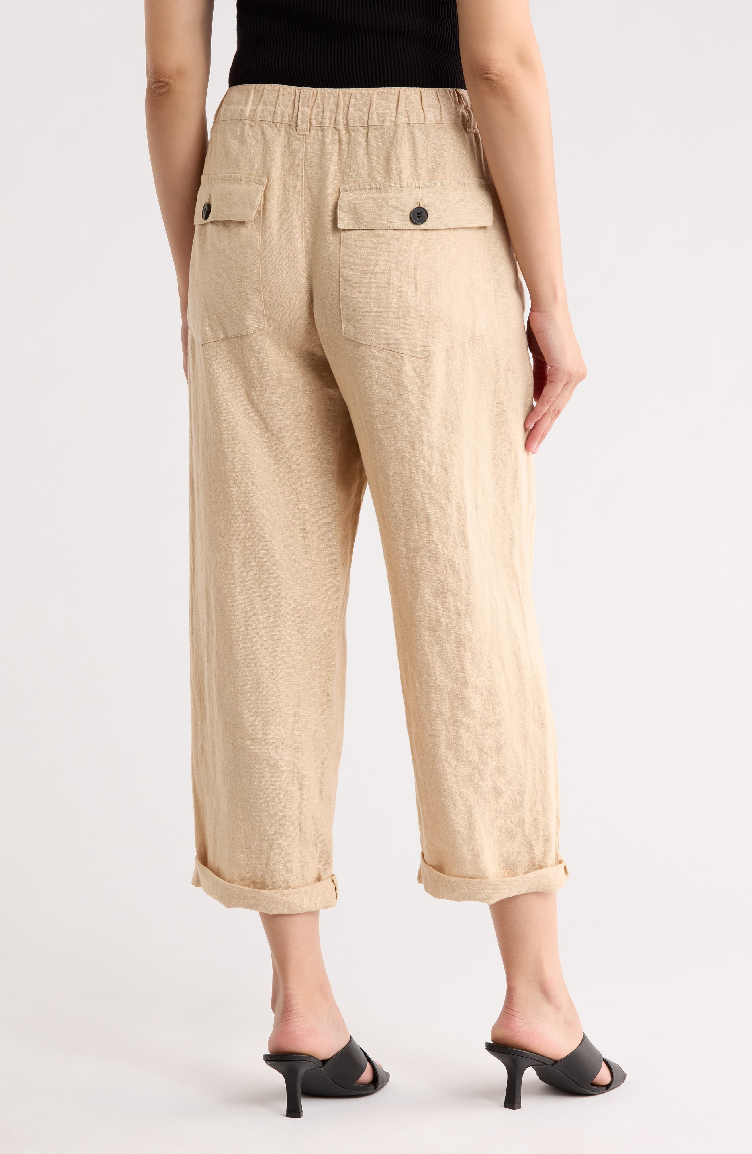 Cruiser Relaxed Straight Leg Linen Pants - image 2