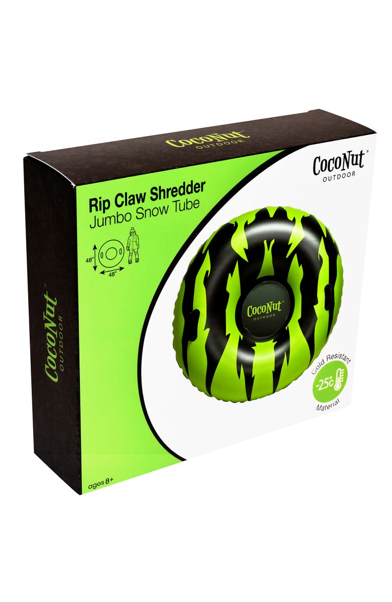 Coconut Outdoor Rip Claw Shredder 48" Jumbo Snow Tube,8+, Alternate, color, Multicolored