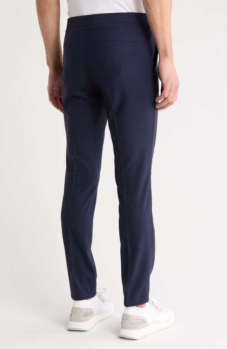 HUGO Hesten Wool Blend Pants, Alternate, color, Navy