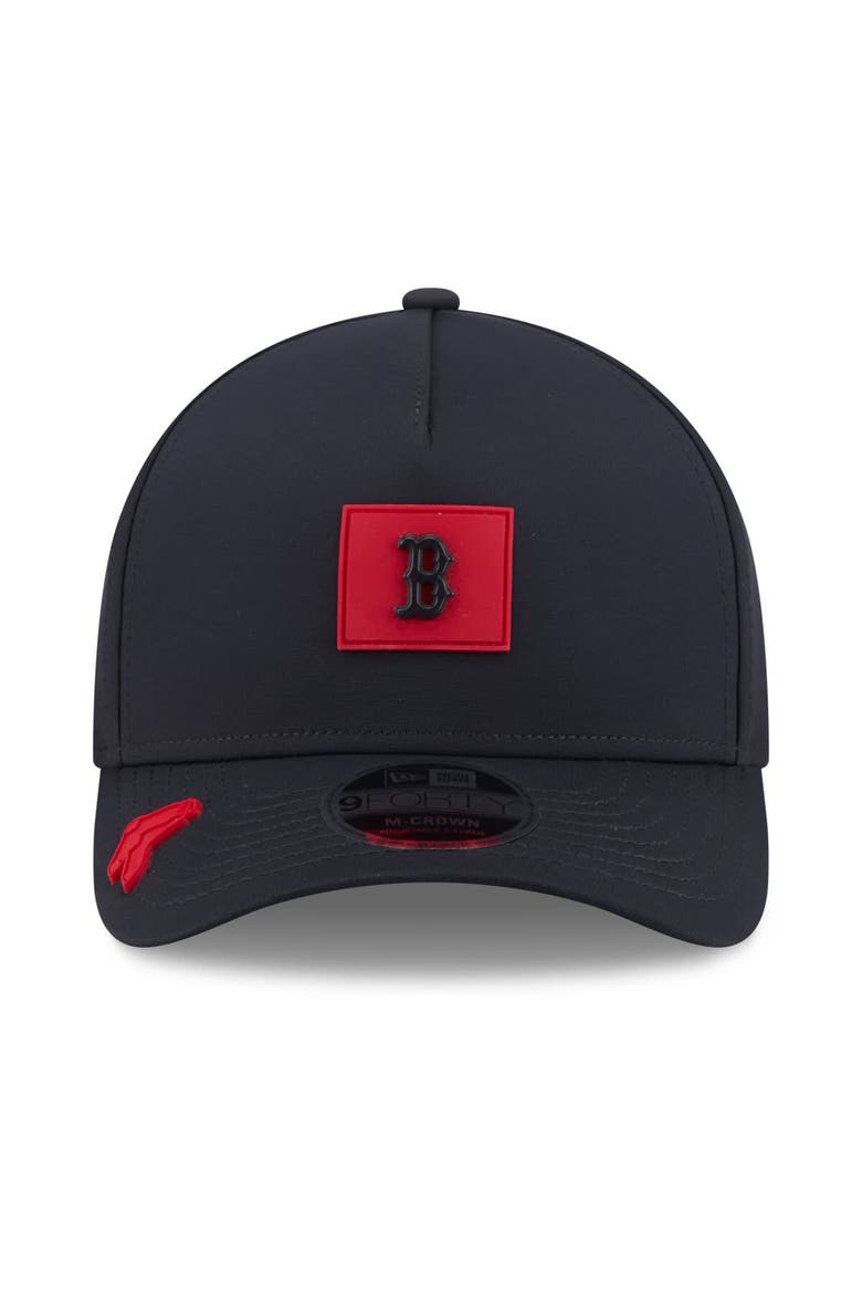 Men's New Era  Navy Boston Red Sox 2026 Clubhouse 9FORTY A-Frame Adjustable Hat, Alternate, color, Navy