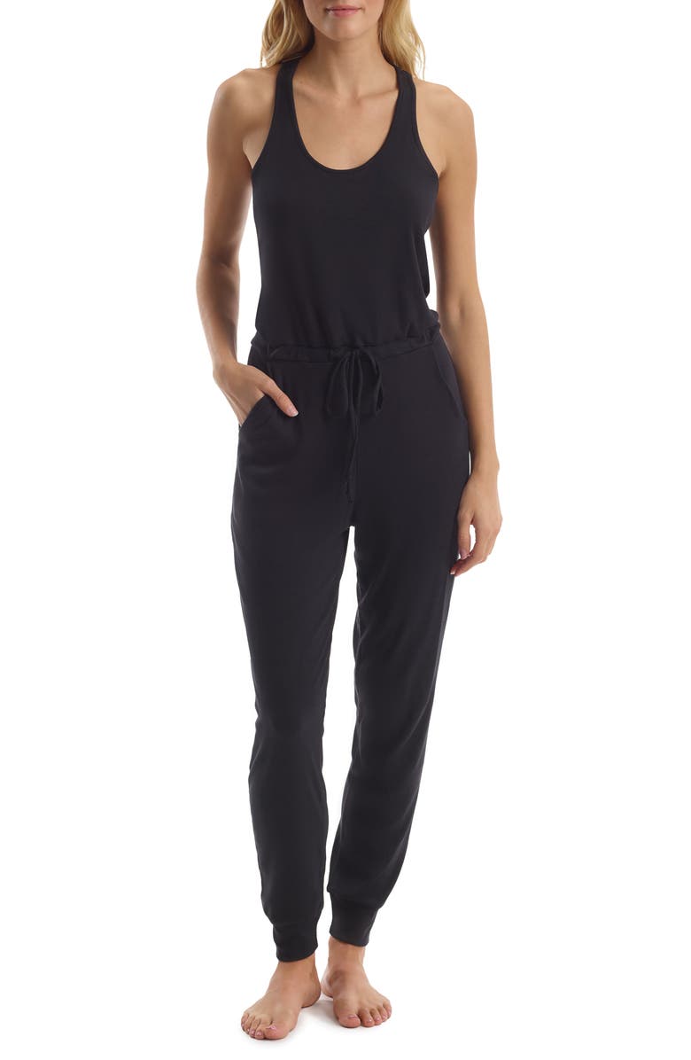 Commando Luxury Rib Racerback Jumpsuit, Main, color, 