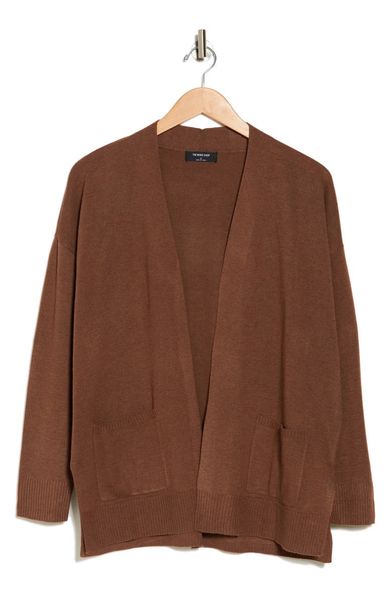 Blu Pepper Open Front Cardigan, Alternate, color, 