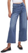 Good American Good Waist Crop Palazzo Jeans