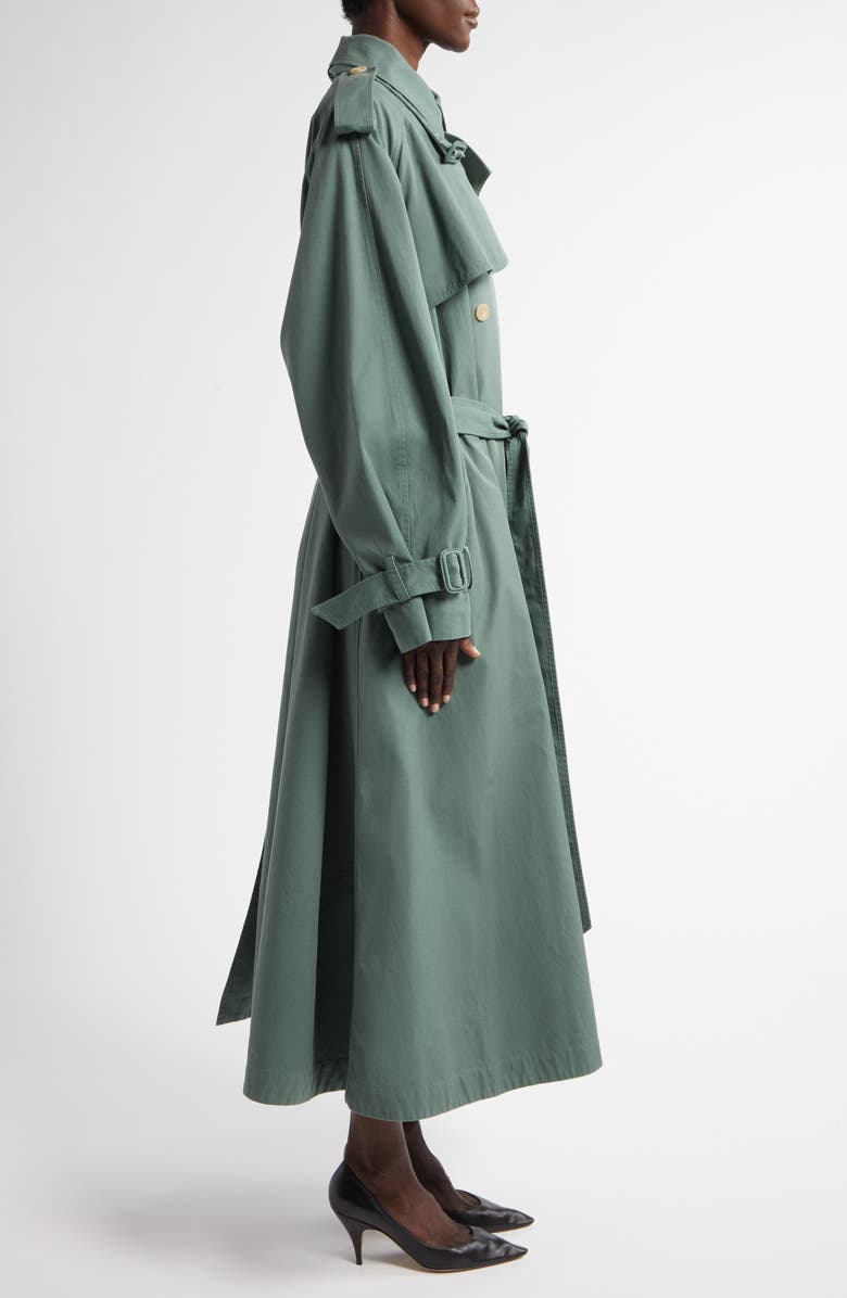 The Row Domeka Oversize Cotton Twill Trench Coat, Alternate, color, 