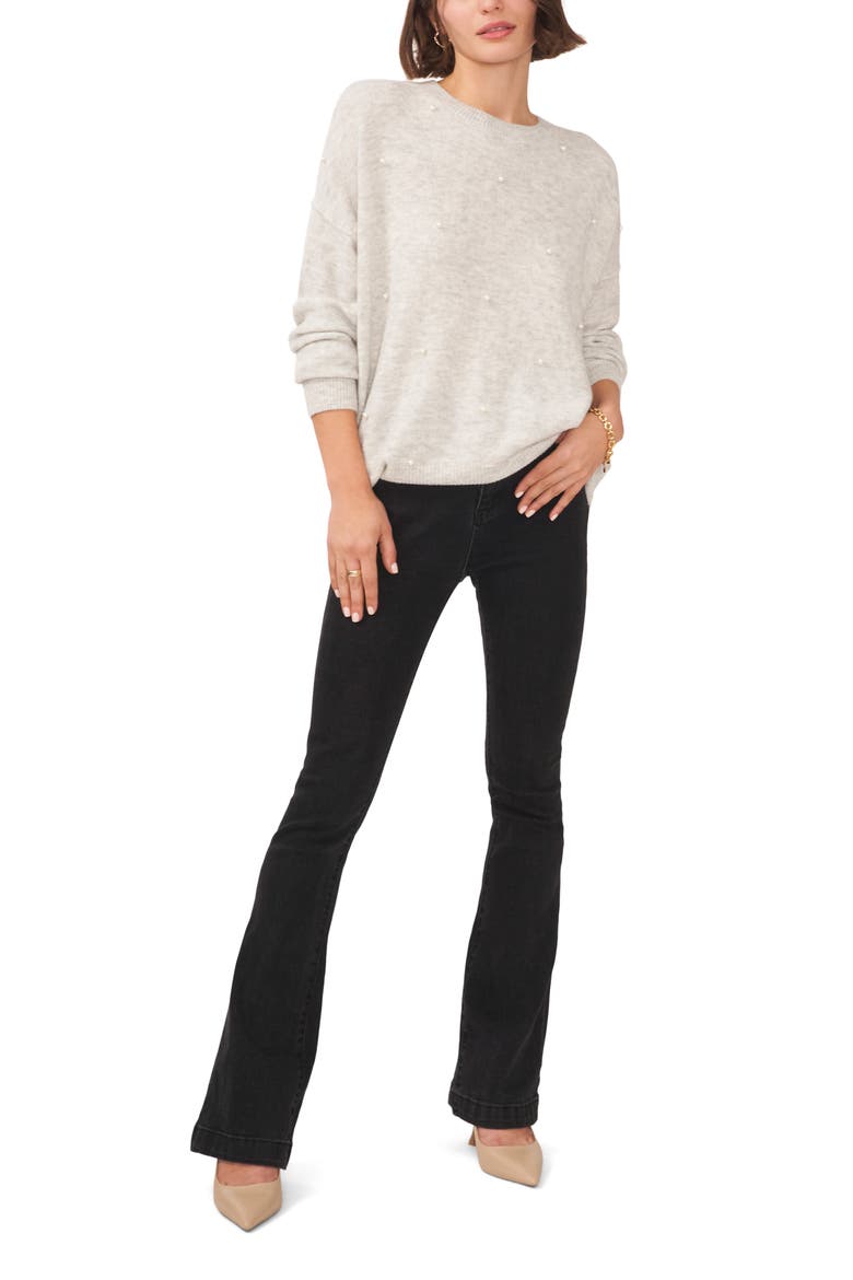 Pearly Baubles Cozy Crewneck Sweater, Alternate, color, JAZZ CLUB