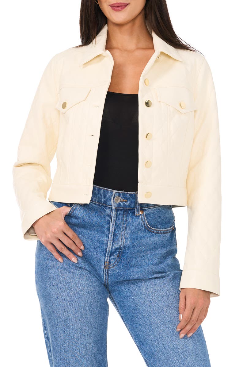 Vince Camuto Crop Shirt Jacket, Main, color,