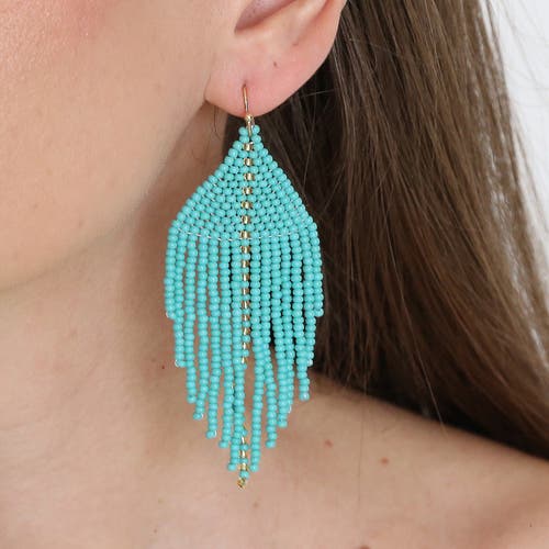 Fosterie Ola Gem Drop Earrings In Gold