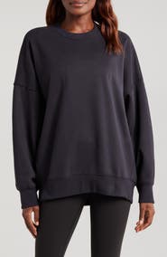 Beyond Yoga Solstice Oversize Cotton Blend Sweatshirt