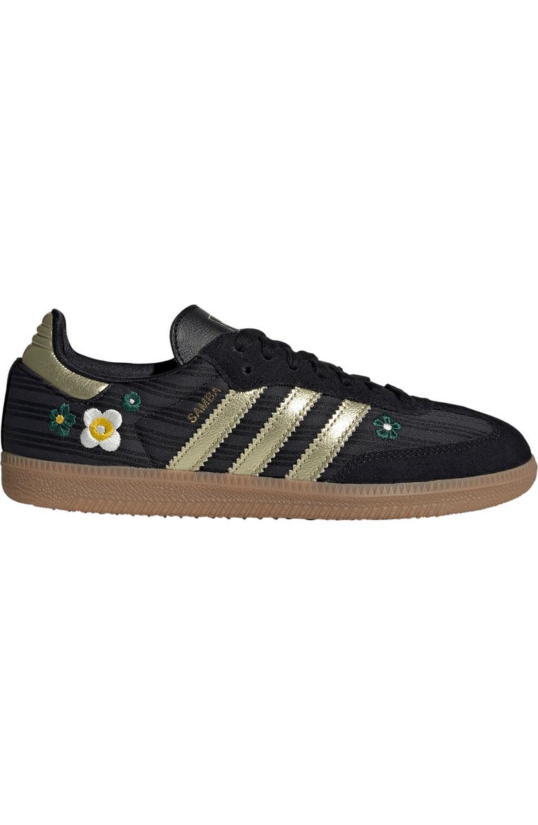 adidas Samba OG Sneaker, Alternate, color, Core Black/ Gold Metallic