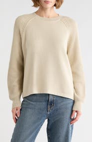 Vince Ribbed Cotton Pullover