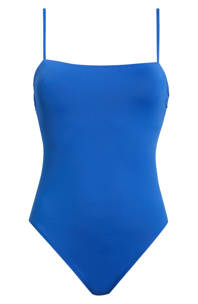 Lauren Ralph Lauren Square Neck One-Piece Swimsuit, Main, color,