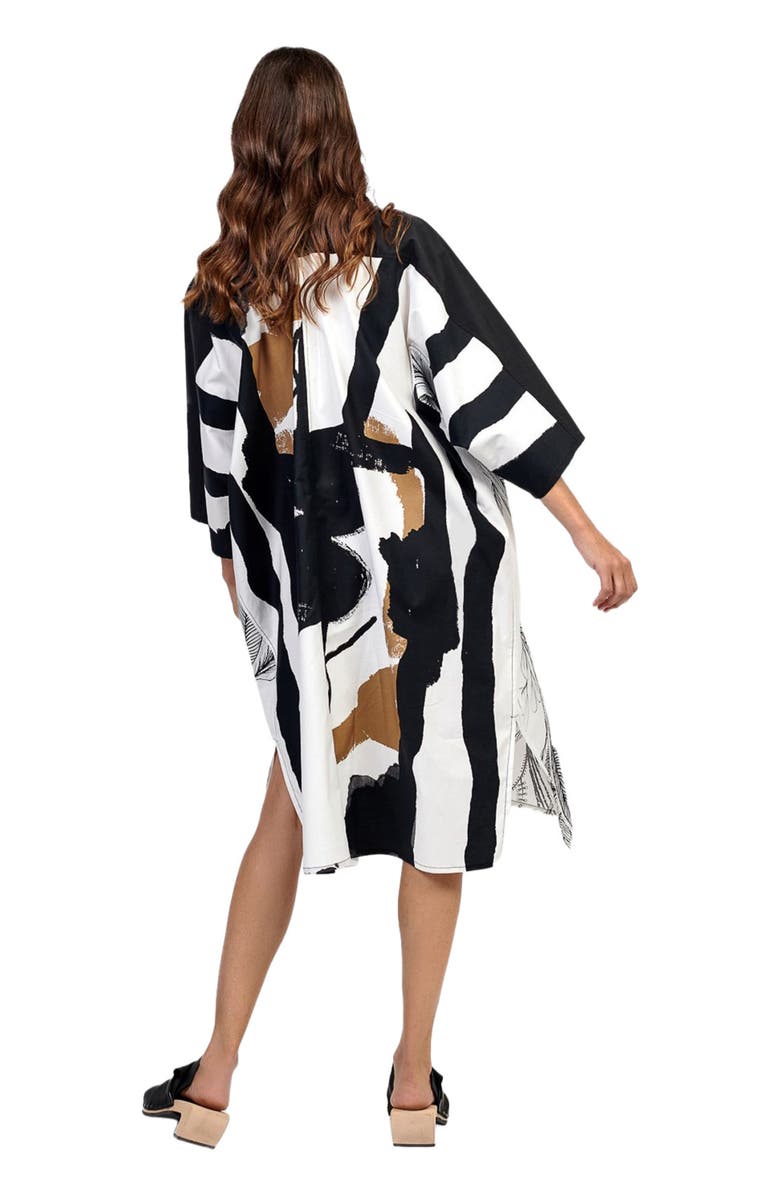 Alembika Kaftan Dress with handkerchief hem, Alternate, color, 