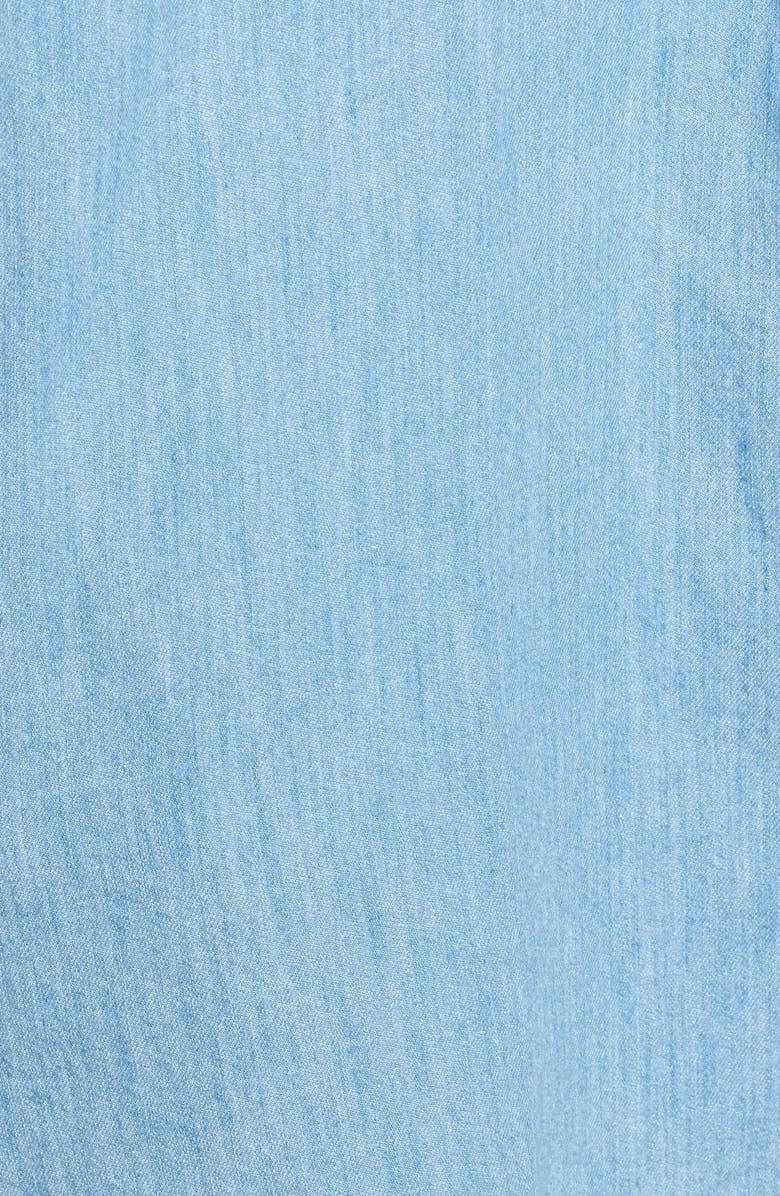 Madewell 'Courier' Denim Shirtdress, Alternate, color, 