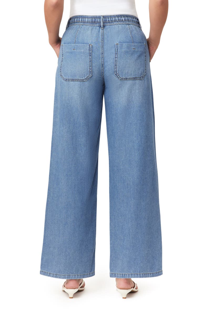 Kensie Drawstring Waist Wide Leg Jeans, Alternate, color, Pippa