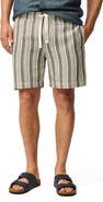 Rodd & Gunn The Laurels Stripe Cotton Blend Drawstring Shorts