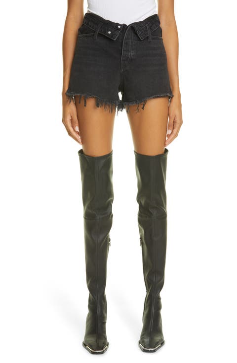 Bite Flip High Waist Cutoff Denim Shorts