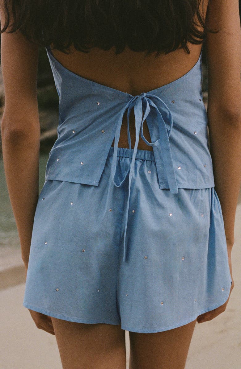 MANGO Rhinestone Halter Top, Alternate, color, 