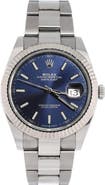 Pre-Owned Rolex Oyster Perpetual Datejust Automatic Watch Stainless Steel and White Gold 41