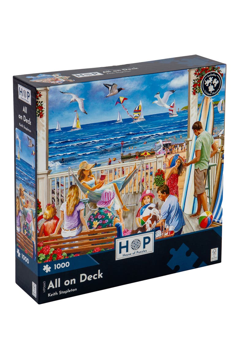 All On Deck 1000-Piece Jigsaw Puzzle, Main, color, NONE