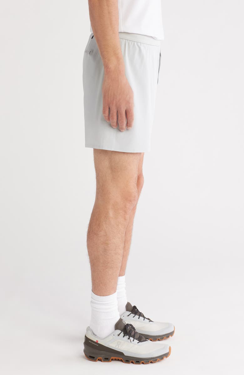 Vuori Qualify Running Shorts, Alternate, color, Sky Grey