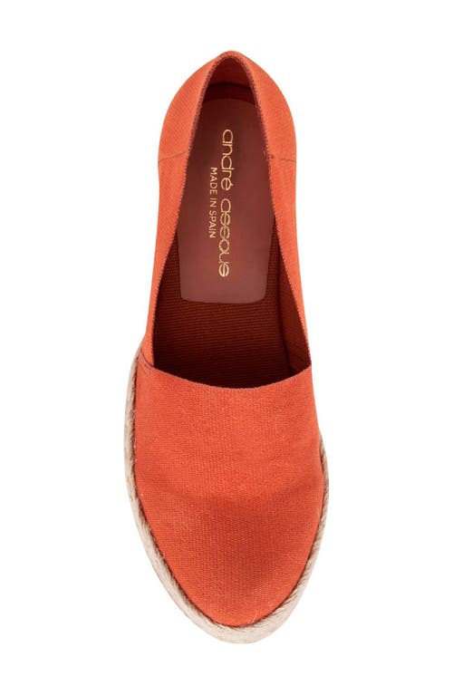 Andre Assous André Assous Patti Espadrille Wedge In Brick